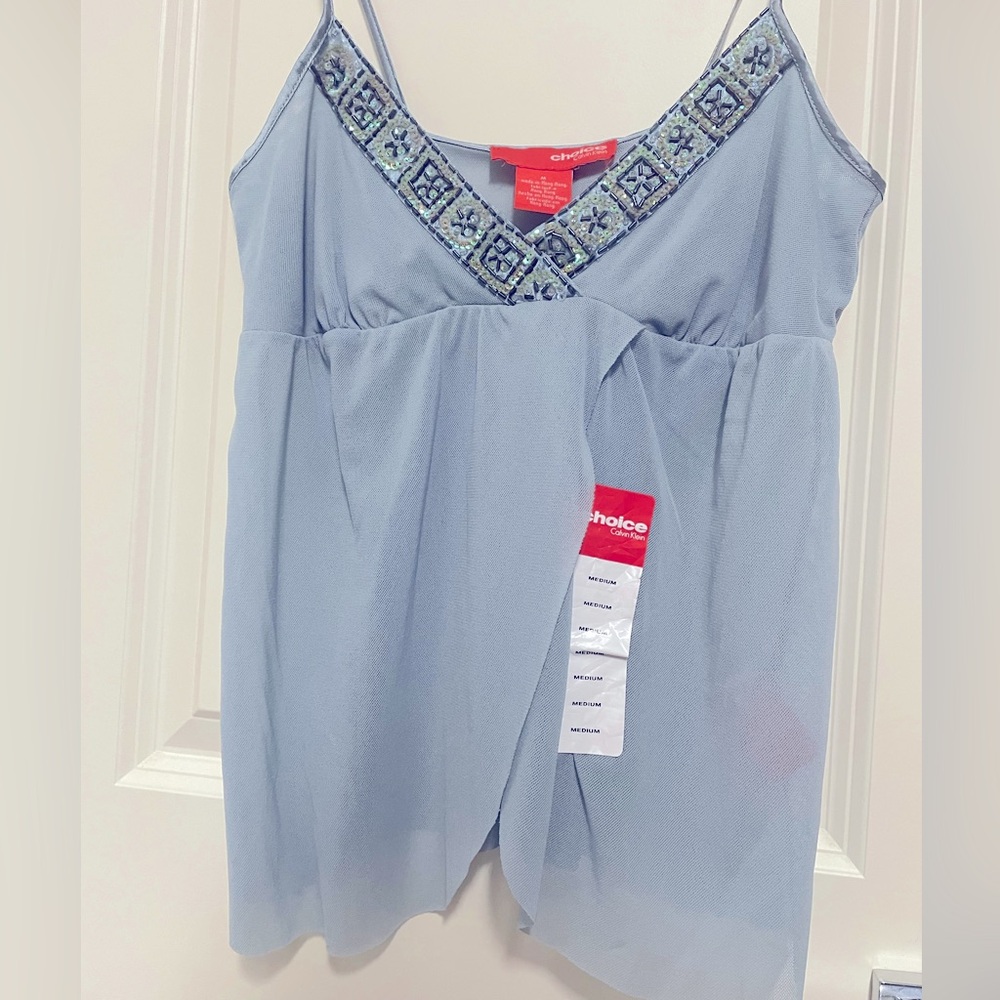 Choice Calvin Klein Beaded Mesh Top